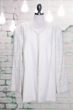 Katherine Bishop 2-PC. Ivory Plus Set - NEW - Size 22