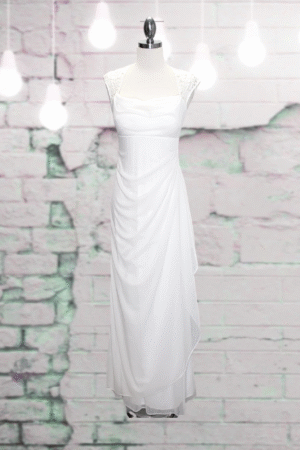 DB Studio Jersey Lace Gown - NEW - Size 4