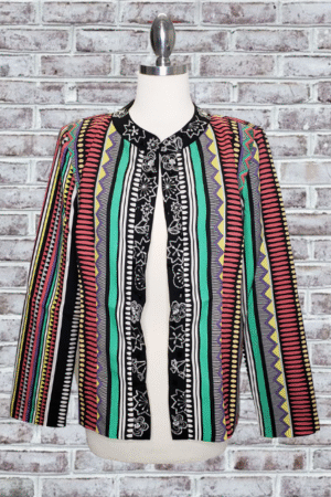 Claudia Richard Multi Print Jacket - NWT - Size Small