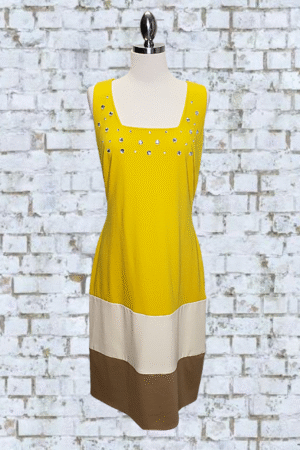 Ashro Color Block Dress - Size 10