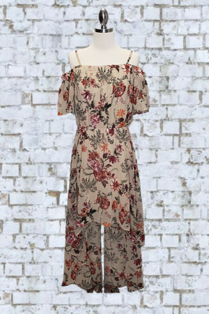 AUW Floral Dress - Size Large