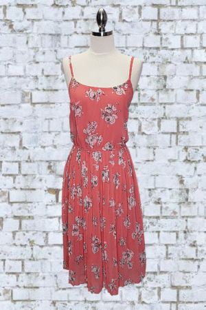 Elle Pleated Dress - Size Large
