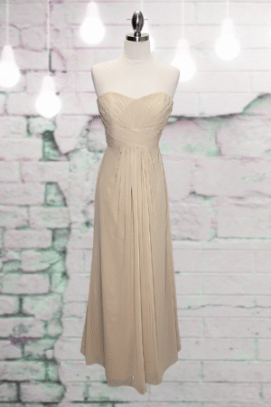 Davids Bridal Cream Gown - Size 2