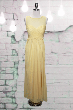 David's Bridal Canary Gown - Size 4
