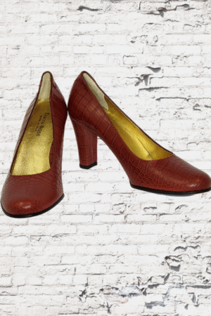 Taryn Rose Fortune Alligator Red Heels - NWOT - Size 9