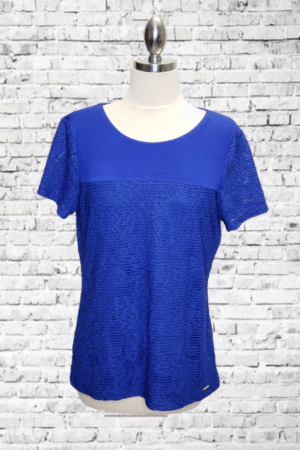 Calvin Klein Lace Layer Top - NWT- Size Small