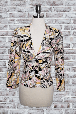 XOXO Print Blazer - Size Small