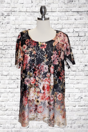 Simply Emma Jewelry Plus Top Size 1X