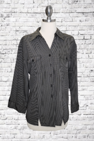 Joanna Button Down Top -Size Large