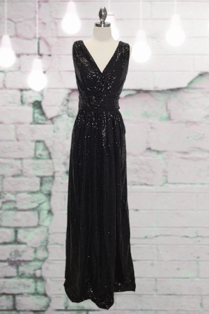 Kate Kasin Sequin Gown - NEW - Size 12