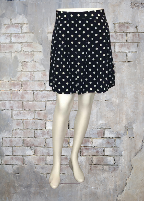 J. Crew Polka Dot Flare Skirt - Size 6