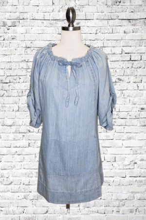 Eivissa Denim Top - Size Large