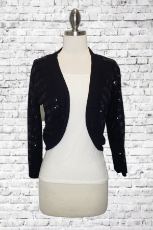 Eliza J Sequin Crop Cardigan - NWT - Size Medium