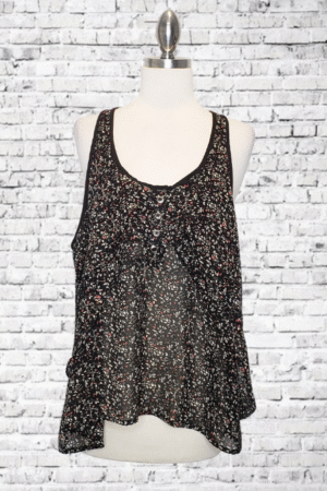 Fun & Flirt Halter Tank Top - Size Large