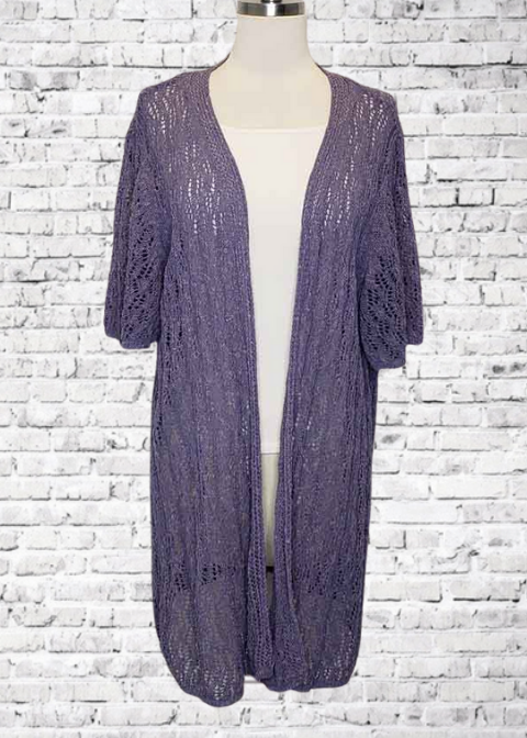Coldwater Creek Crochet Cardigan - Size 3X - Plus
