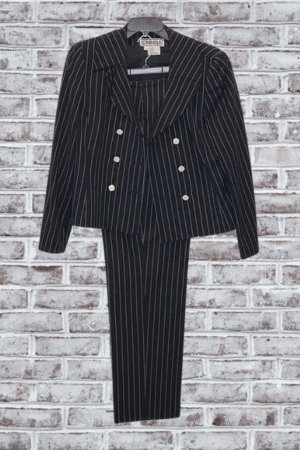 Carlisle Double Breasted Pant Suit - 2 PC. - Size 14