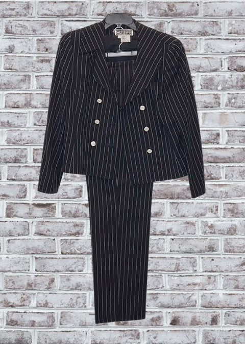 Carlisle Double Breasted Pant Suit - 2 PC. - Size 14