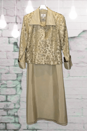 JS Signature Formal 2-PC. Skirt Suit Size  12