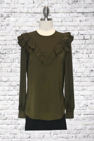 H&M Ruffle Top - Size 8