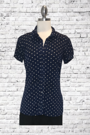 Van Heusen Polka Dot Top - Size X-Small