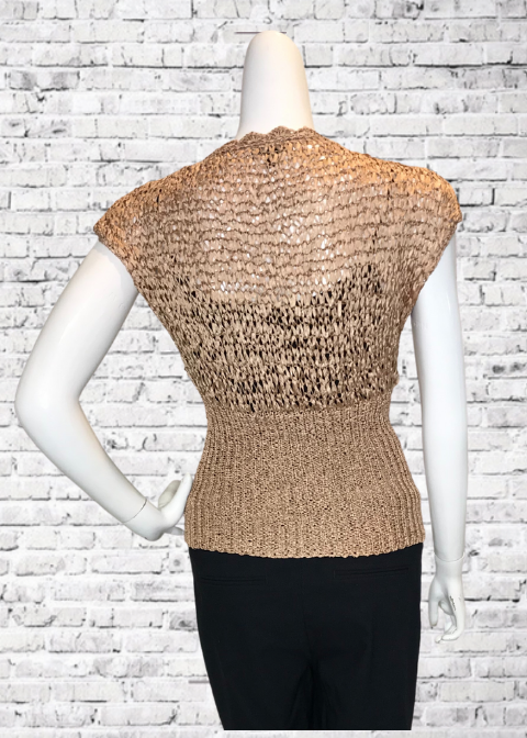 Bebe Twist Weave Sweater Cardigan - Size X-Small - Image 2