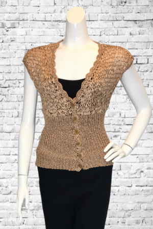 Bebe Twist Weave Sweater Cardigan - Size X-Small
