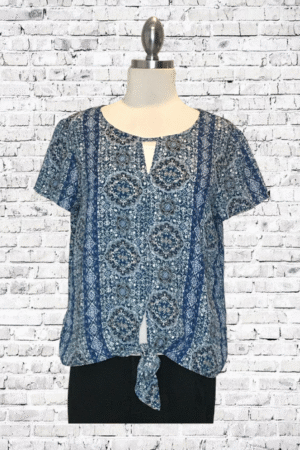 Pink Rose Vintage Top - Size Medium