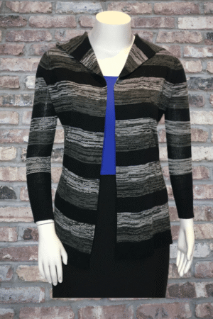 Brittany Black Hooded Sweater - Size Medium
