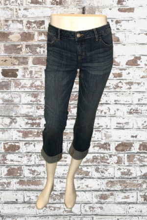 Simply Vera Vera Wang Roll Cuff Capri Jeans - Size 4