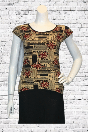 Enlin British Flag Top - Size Small