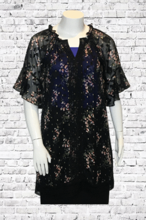Sheer Tunic Top - Size Small / Medium