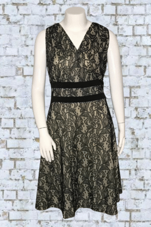 AA Studio Black Lace Fit & Flare Dress – NWT – Plus Size 18W