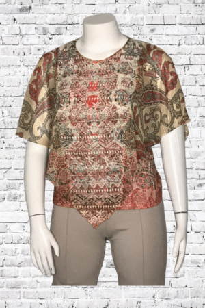 One World Live & Let Live Top - 2-PC. Set - Petite - Size Medium