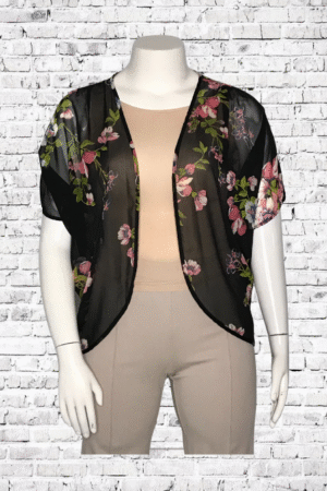 Olive Tree Kimono Top - Size Medium
