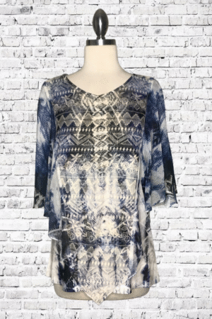 One World Live & Let Live Top - Petite - Size Medium
