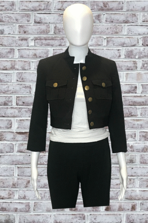 Worthington Works - Petite Stretch Separates - Cropped Blazer - Size 2