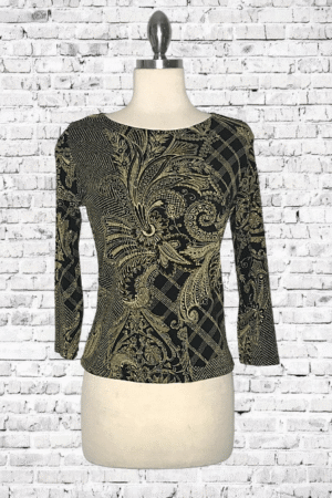 Brittany Black Top - Size Small