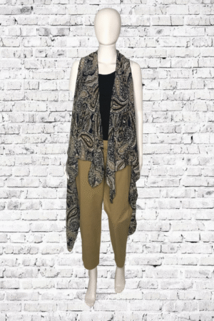 Paisley Cardigan Vest - One Size Fits Most
