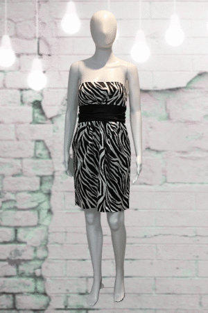 Jump Apparel By Wendye Chaitin Strapless Dress - Size 7/8