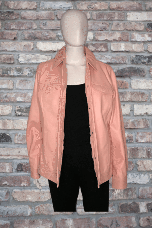D&Co. Denim + Company Leather Jacket - Size Medium