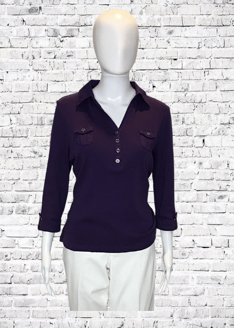 Karen Scott Petites Top - Petite - Size Large