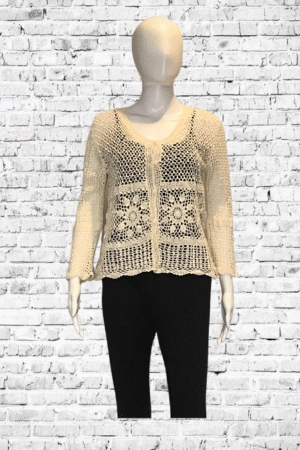Napa Valley Crochet Top - Size Small