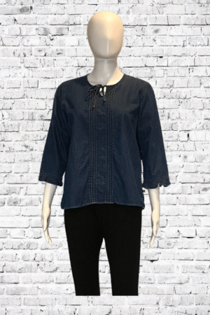 Liz Claiborne Lizwear Jeans Top - Size Small