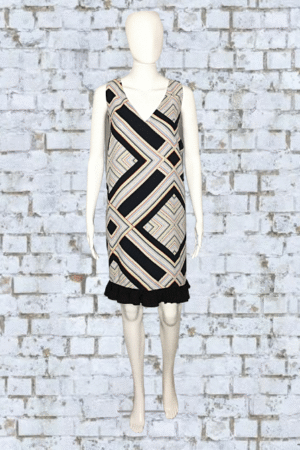Cooper & Ella Geometric Midi Dress – Plus Size 1X