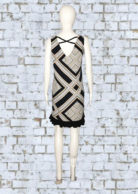 Cooper & Ella Geometric Midi Dress – Plus Size 1X - Image 2