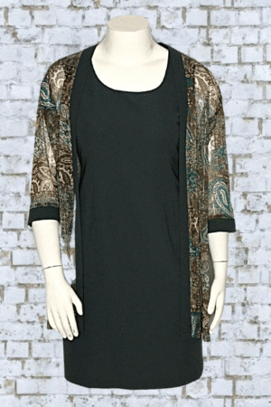R&M Richards Petite Dress - 2-PC. Set - Petite - Size 14