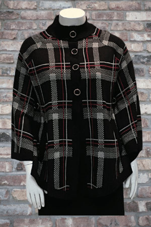 Hot In Hollywood Sweater Cape - Size Medium/Large
