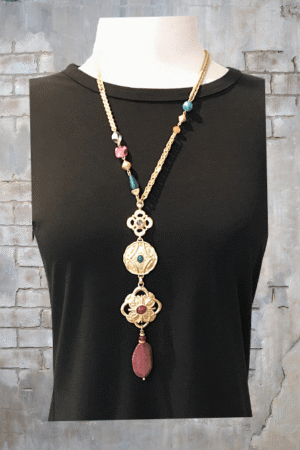 Chico's 28" Multi Y Necklace - NEW