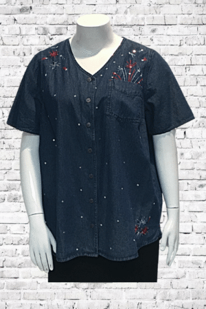 Liz & Me Top - NEW - Size 1X - Plus Size