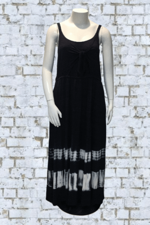 Lane Bryant NWT Tie Dye Hem Maxi Dress Black White Wrap Front Size 26